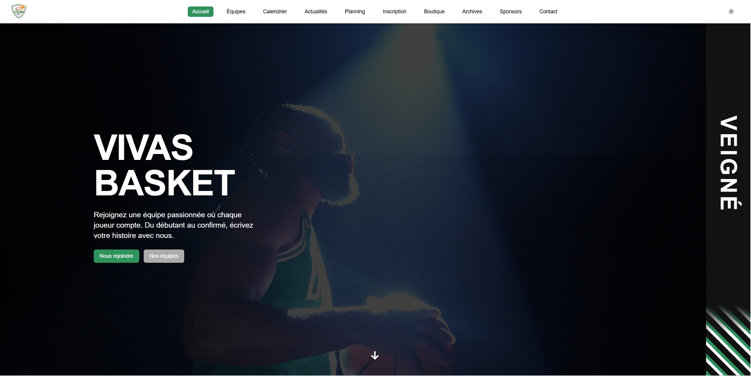 Plateforme de gestion sportive avec IA autonome